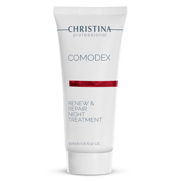 KEM DƯỠNG ẨM PHỤC HỒI BAN ĐÊM CHO DA MỤN CHRISTINA COMODEX RENEW & REPAIR NIGHT TREATMENT 50 ml