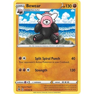Thẻ Bài Pokemon Bewear - 151/264 - Uncommon