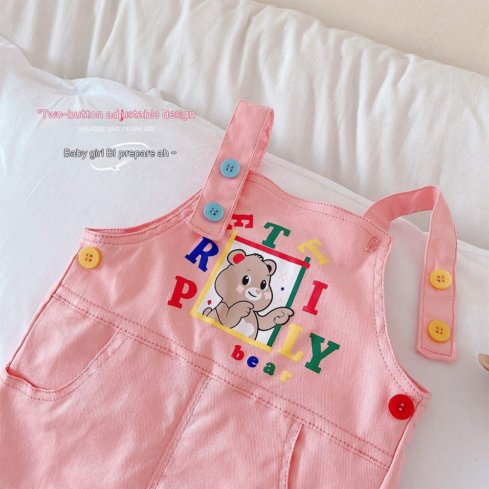 Áo Thun cotton Tay Ngắn Dáng Rộng In Họa Tiết Hoạt Hình Phong Cách Hàn Quốc Thời Trang Mùa Hè Cho