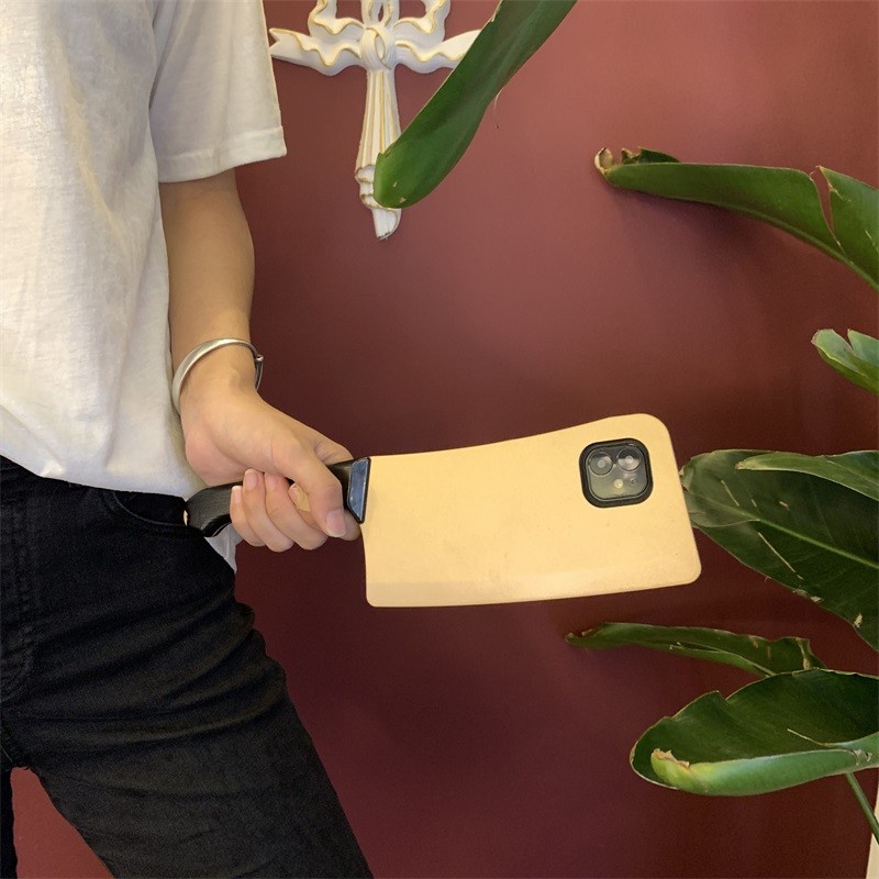 Ốp điện thoại hình dao vui nhộn thích hợp cho IPhone 12 11 Pro Max Mini X XR XS Max 8 7 6 Plus SE 2020