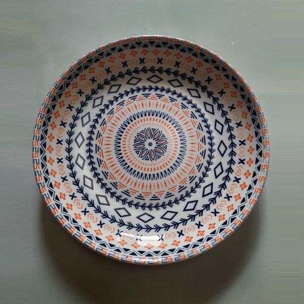 dĩa sứ lòng sâu 20cm - dĩa sứ lòng sâu