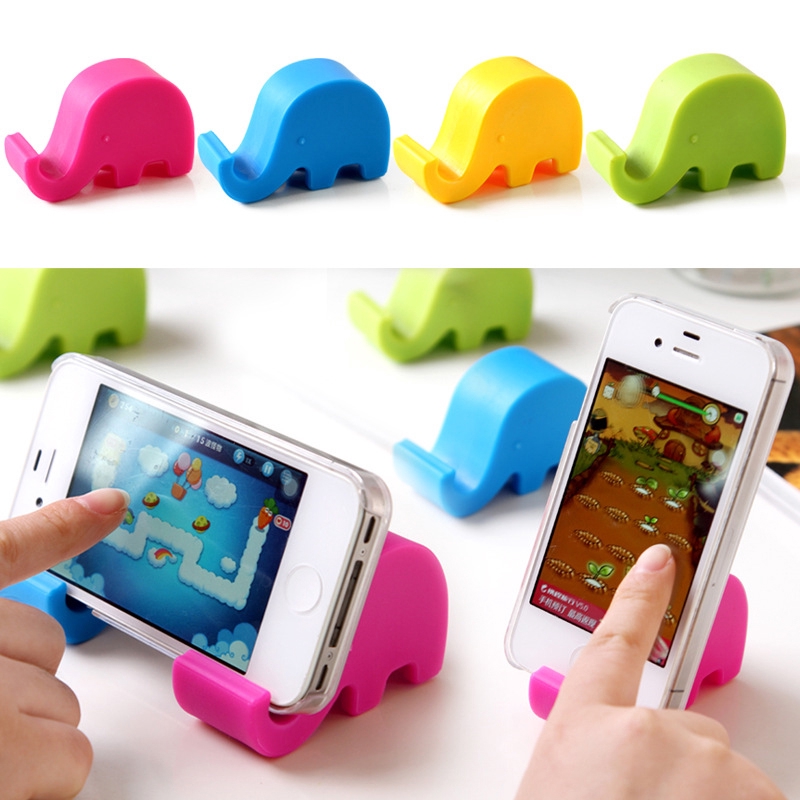 Đế đỡ điện thoại bằng nhựa siêu tiện lợi hình chú voi xinh xắn | BigBuy360 - bigbuy360.vn