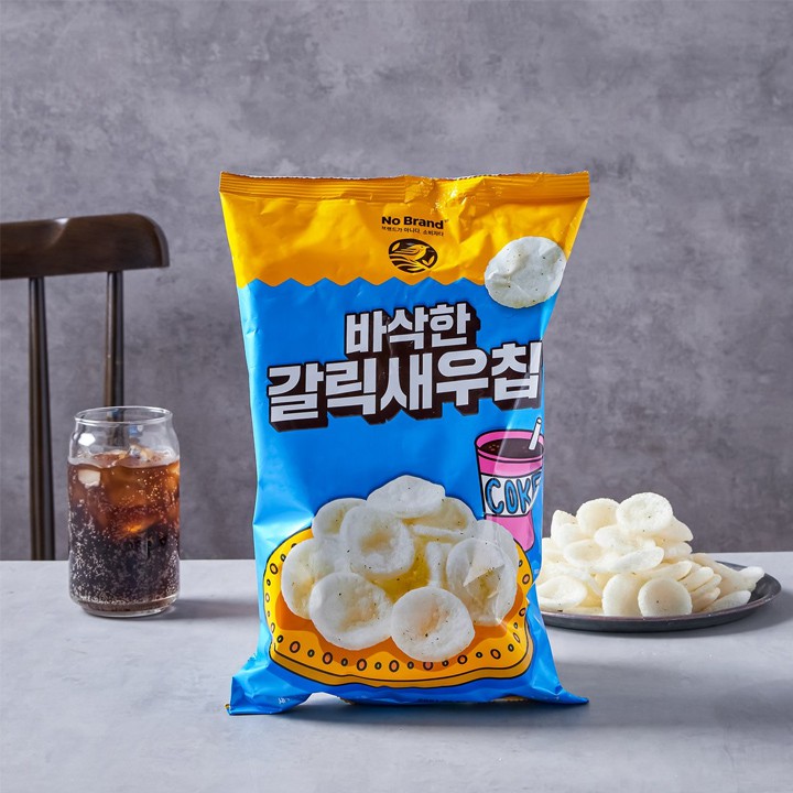 Snack Phồng Tôm Vị Tôm Tỏi Size Jumbo No Brand Gói 140g - Emart VN