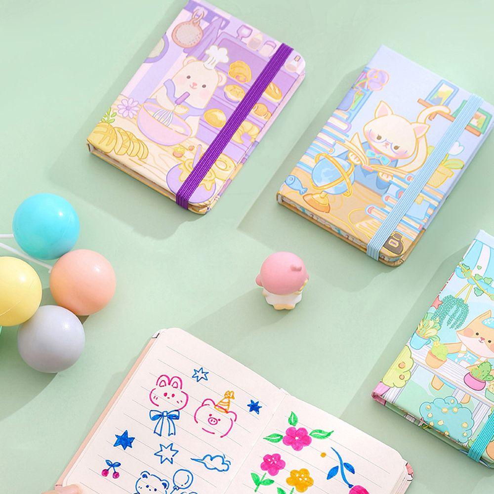 Sổ Tay Mini In Hình Thỏ Hoạt Hình Dành Cho Học Sinh