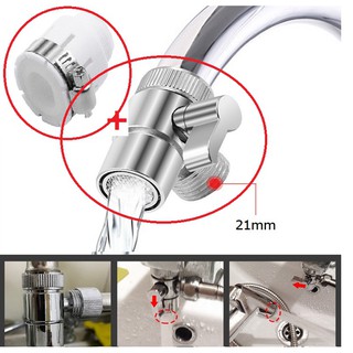 VAN CHUYỂN ĐỔI CHIA NƯỚC 1 ĐẦU VÀO RA 2 ĐẦU RA + 1 ĐẦU NỐI NHỰA TRẮNG - DIY346