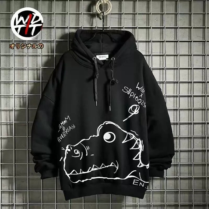 ÁO KHOÁC HOODIE KHỦNG LONG SWEATER UNISEX NAM NỮ PHỐI NÓN VẢI CAO CẤP KHÔNG XÙ LÔNG TRẺ TRUNG NĂNG ĐỘNG CỰC CHẤT Th