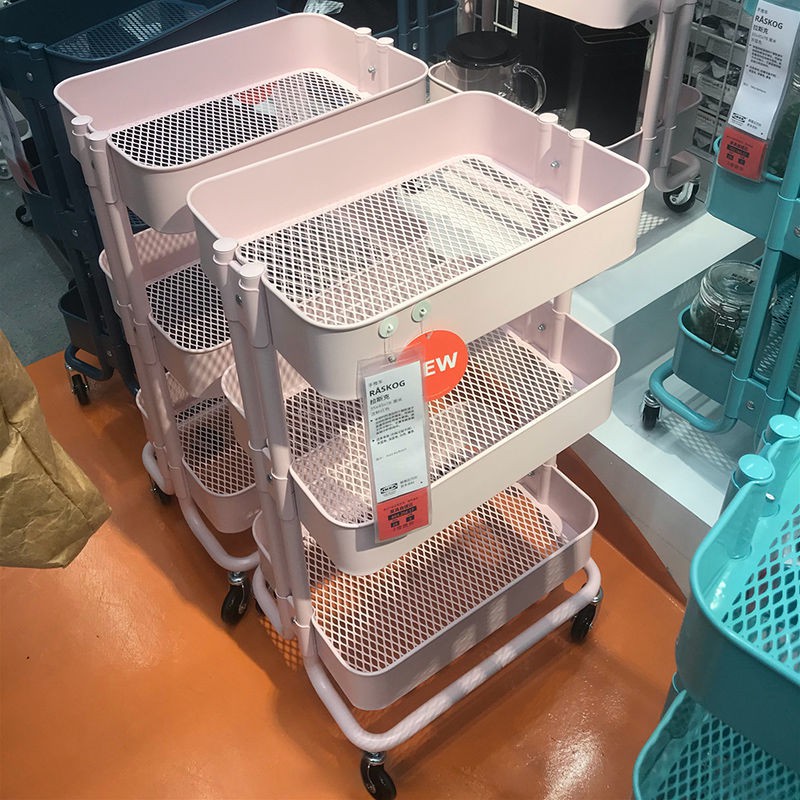 Đã có xe đẩy IKEA Tầng di động đa- giá để đồ nhà bếp cho bé trong phòng tắm