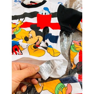Bộ cộc HM mickey mouse kẻ 11-22kg