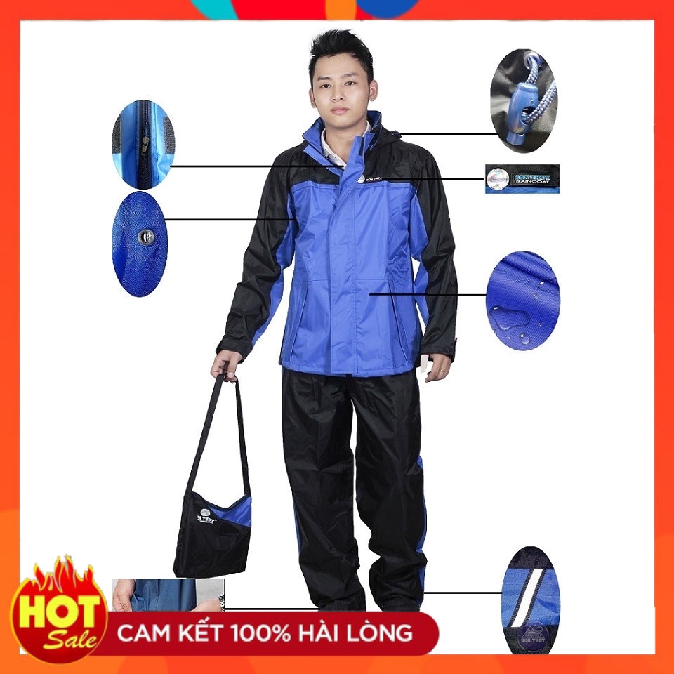 BỘ ÁO QUẦN ĐI MƯA THỦY SƠN , RODALCO 2 LỚP[ LỰA CHỌN TỐI ƯU]