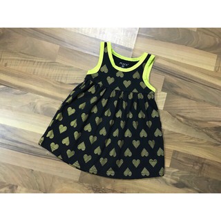 XINH BÁNH BÈO Váy cotton trái tim nhũ 1-7 tuổi