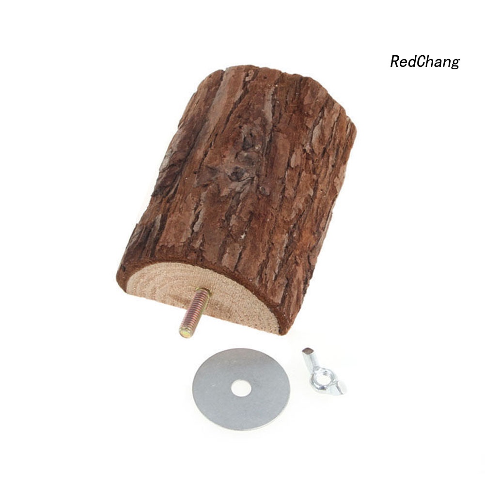 Giá đỡ bằng gỗ cho lồng chim vẹt/ hamster tiện lợi