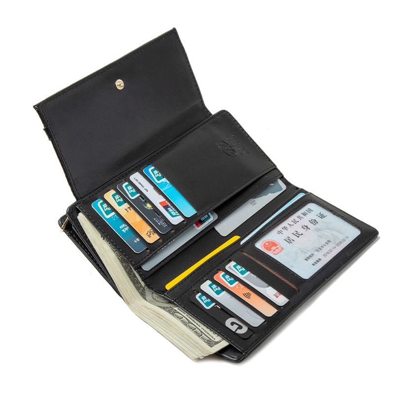 Ví Da PU Dáng Dài Thiết Kế Trẻ Trung Hợp Thời Trang Cho Bạn Gái