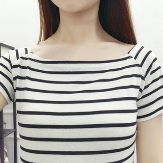 Đầm body họa tiết sọc ngang