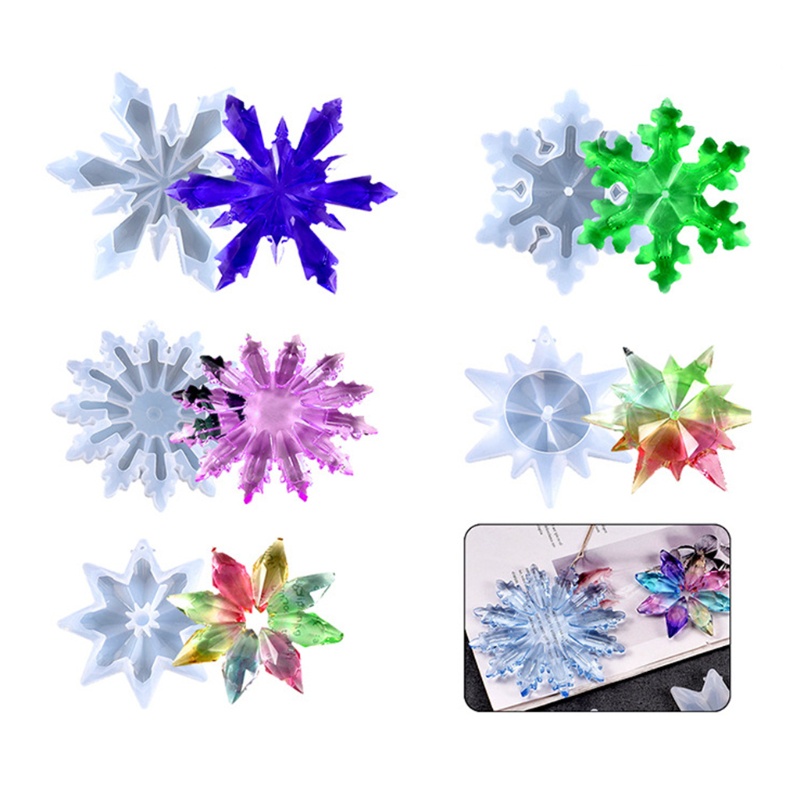 Khuôn Làm Hoa Tuyết Trang Trí Giáng Sinh