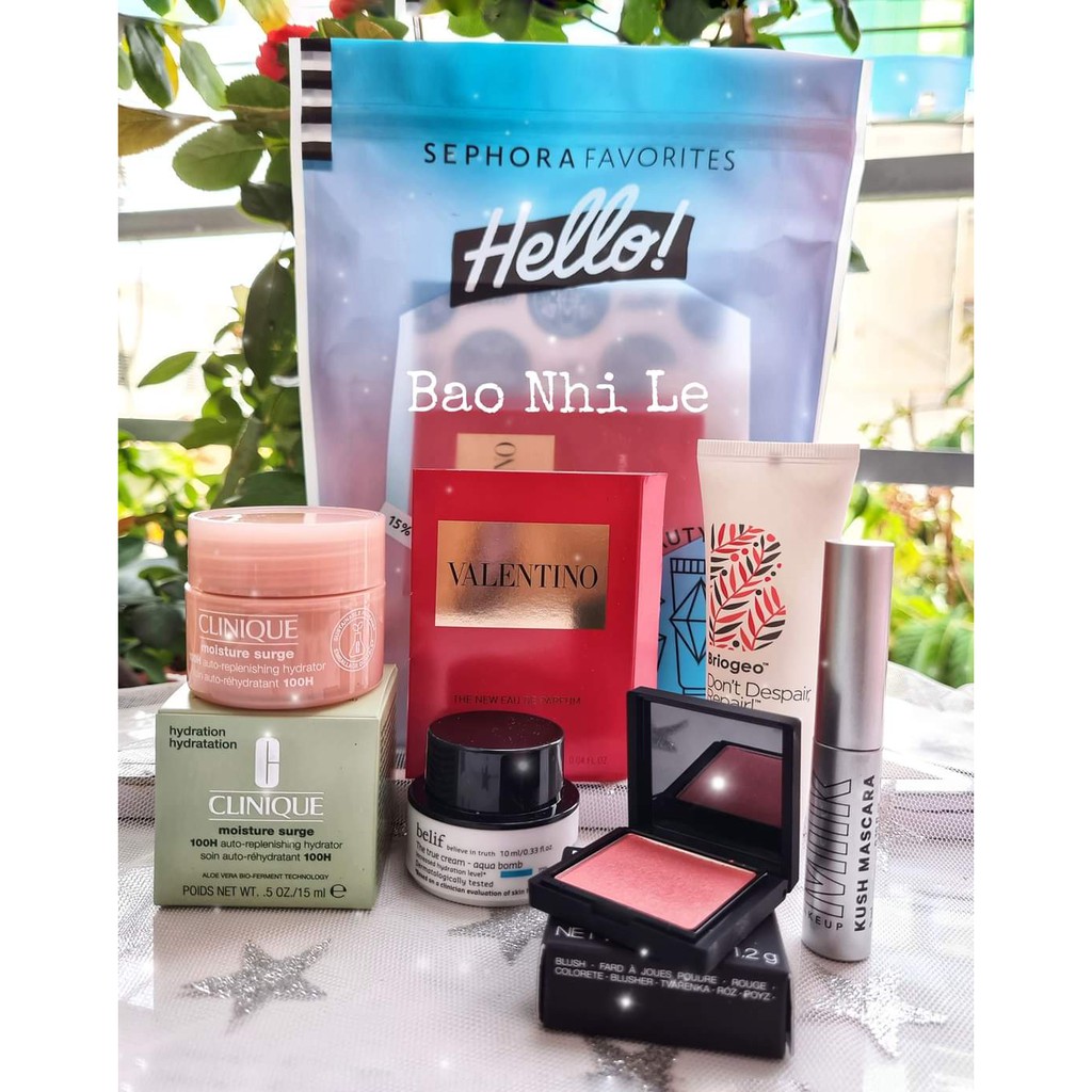 [CÓ SĂN-TÁCH LẺ] Set 6 món Sephora Favorites Hello