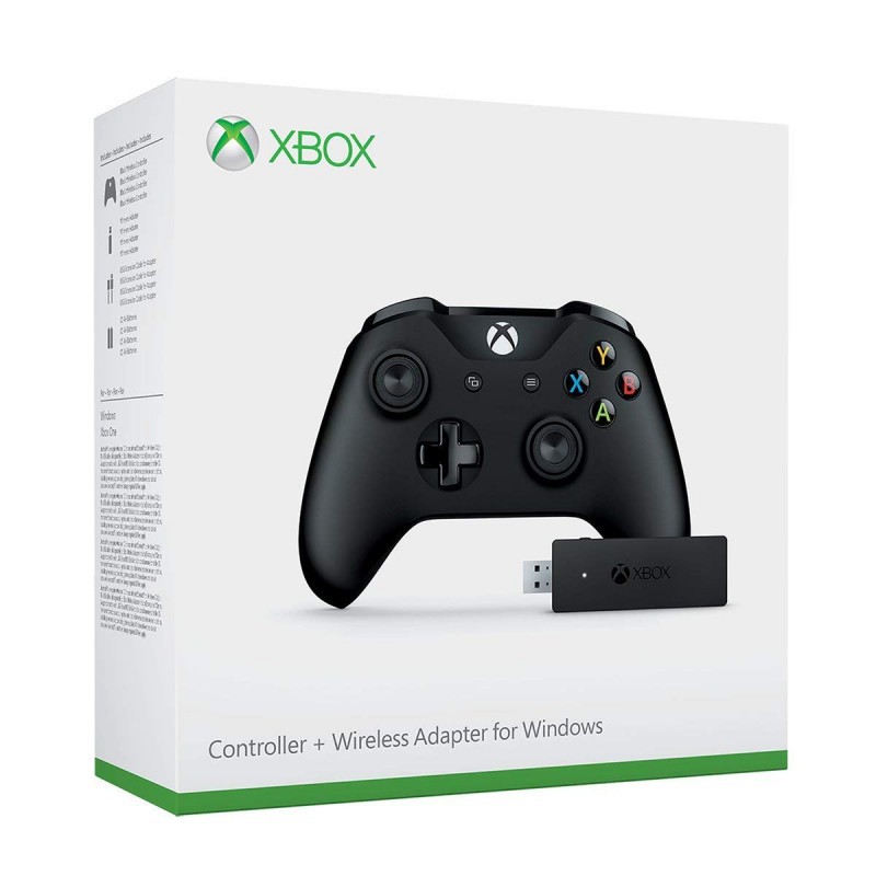 Tay Xbox One S kèm Usb Wireless Adapter hàng nhập khẩu (màu đen)