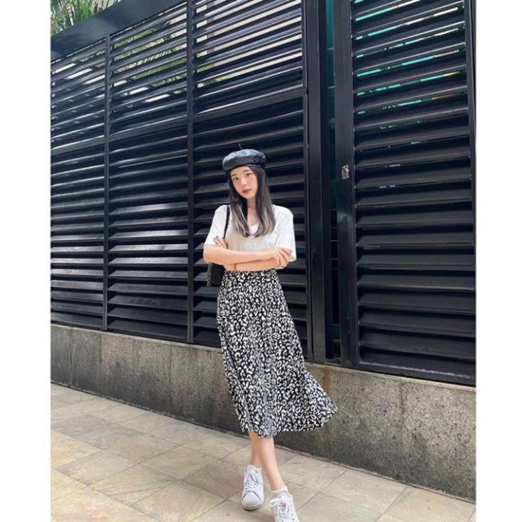 Chân Váy Dài Họa Tiết Da Báo Phom Dáng Siêu Đẹp Chất Bao Đẹp M995 -Teen 888