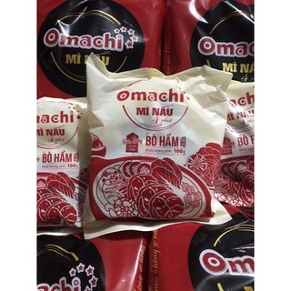 Gói Mì Bò Omachi Sợi Lớn Nấu 4 Phút 100g (mẫu mới)