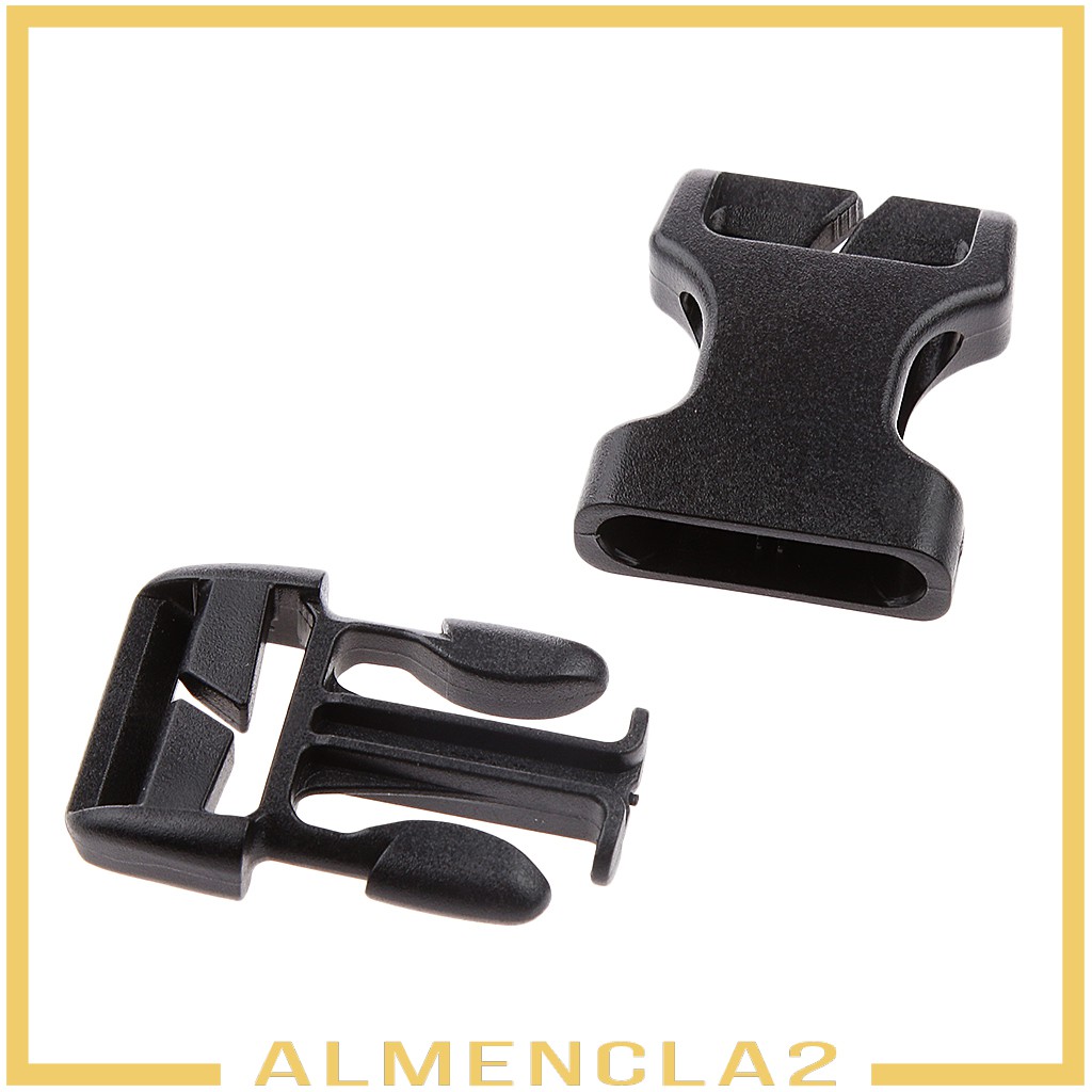 Black Strap Belt Backpack Side Release Buckle for Webbing Replacement 3.8cm | BigBuy360 - bigbuy360.vn
