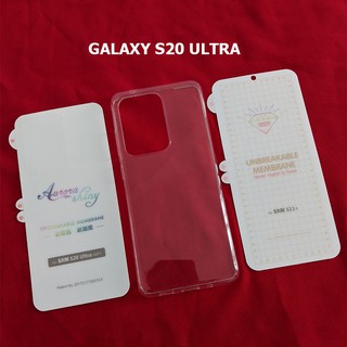Bộ miếng dán PPF chống xước bóng lưng dẻo trong suốt Samsung S20 Ultra