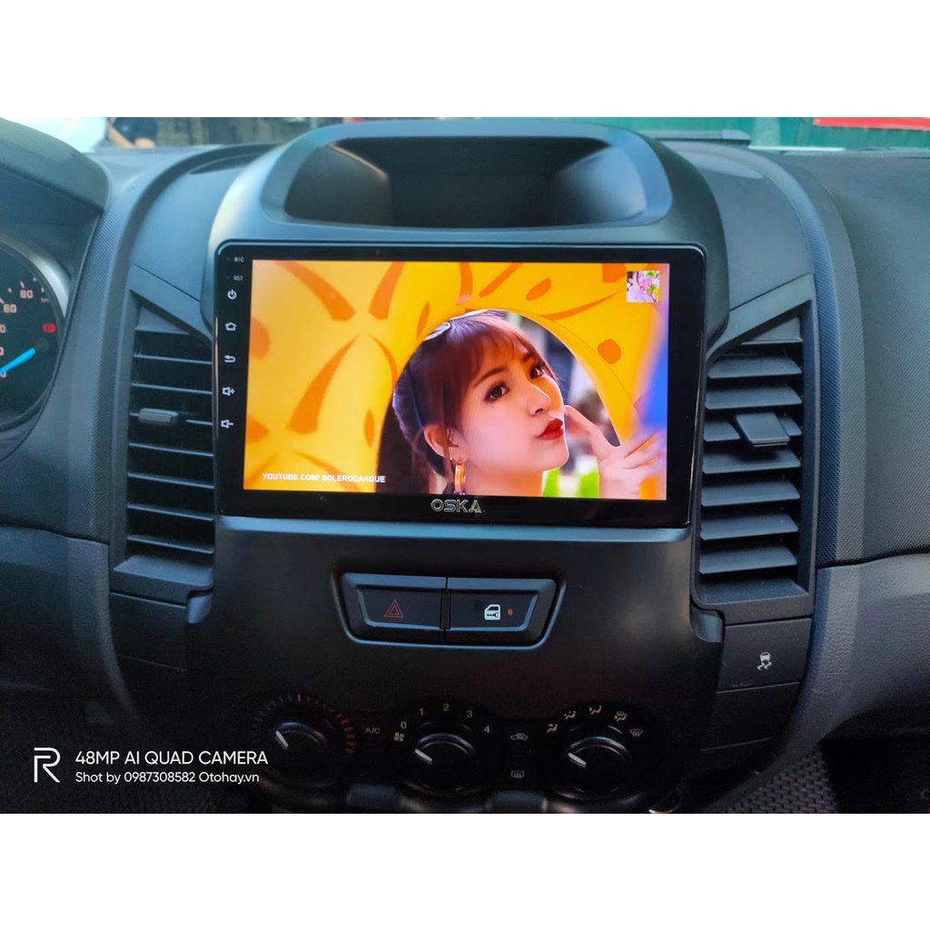 Màn hình DVD Android xe Ranger xls 2014-2018,cắm sim 4G,wifi,RAM 2GB,ROM 32GB.Gói combo 3 trong 1