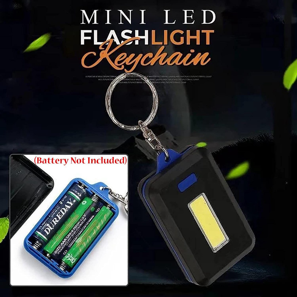 Móc Khóa Đèn Pin Mini Dùng Cắm Trại Tiện Dụng