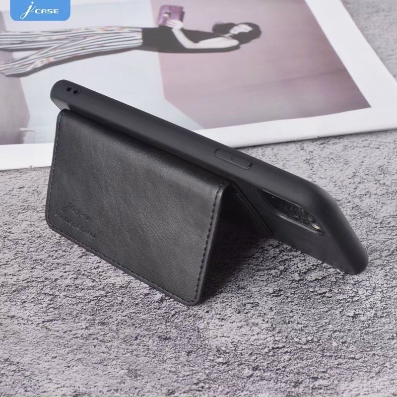 Ốp lưng ví da J-Case cho iPhone XS max / 11/ 11 Pro/ 11 Pro max / 12 Mini/ 12/ 12 Pro/ 12 Pro max để tiền, thẻ siêu tiện