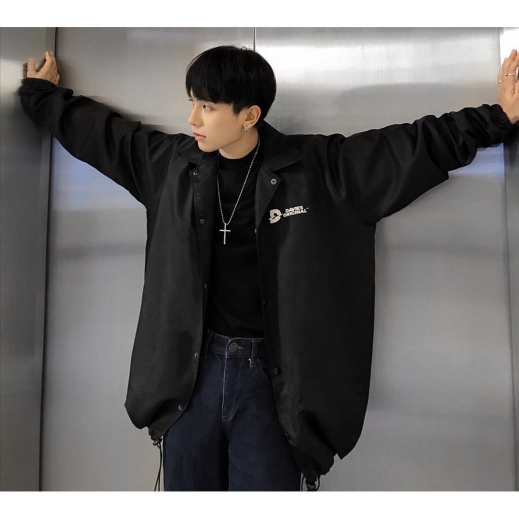 Áo khoác DAVIES ORIGINAL chất dù 2 lớp phản quang form rộng unisex DSW Jacket Original Reflective | BigBuy360 - bigbuy360.vn