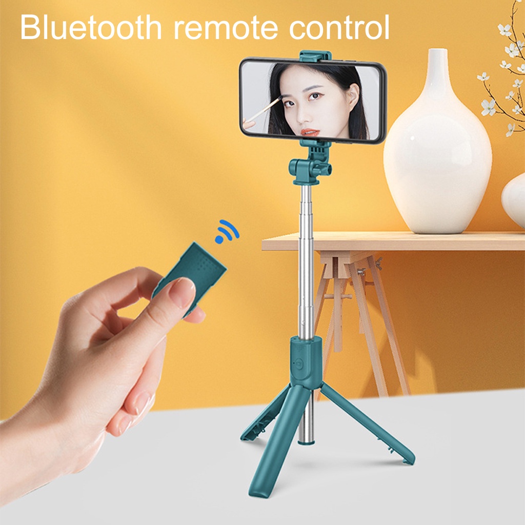 Gậy Chụp Ảnh Selfie Bằng Hợp Kim Nhôm Kết Nối Bluetooth Không Dây Có Thể Gập Lại Tiện Dụng Cho Taking / Chụp Ảnh Tự Sướng 1