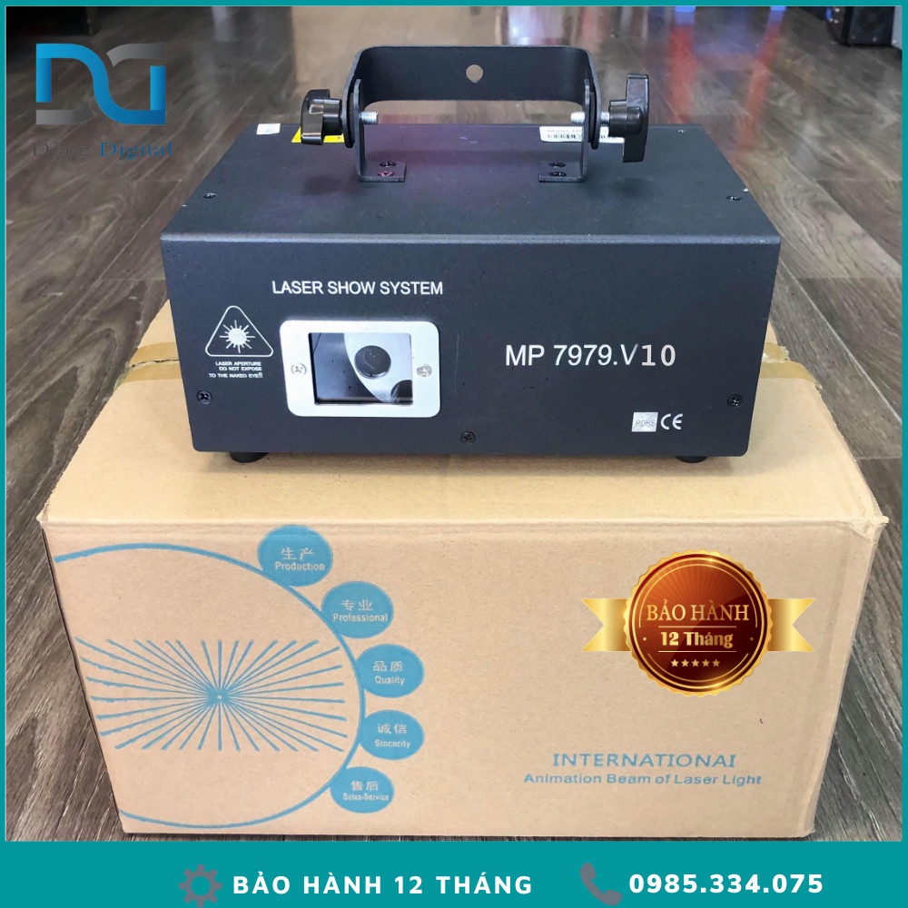 Đèn Laser MP 7979 V10 Chiếu Hình 3D Với Hơn 1000 Hiệu Ứng Dùng Cho Phòng Bay, Karaoke, Bar...