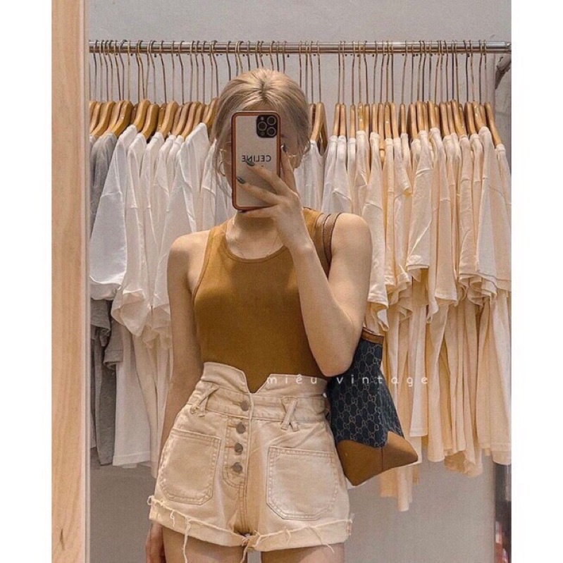 Áo Thun Phông 3 Lỗ Ngược Freesize Ulzzang Hot- Fong Form Khoét Nách body Mẫu Mới 2022