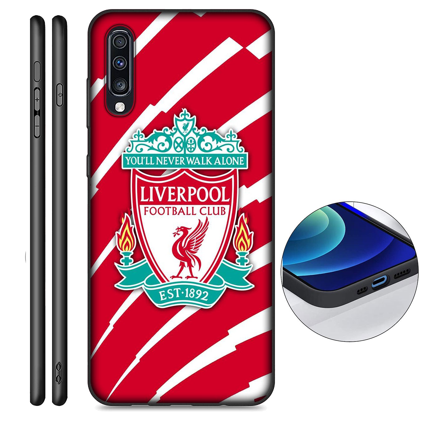 Ốp điện thoại silicon mềm in hình Liverpool màu đỏ cho Huawei P30 Pro Lite Y6 Y7 Y9 Prime 2019 2018 Y9Prime