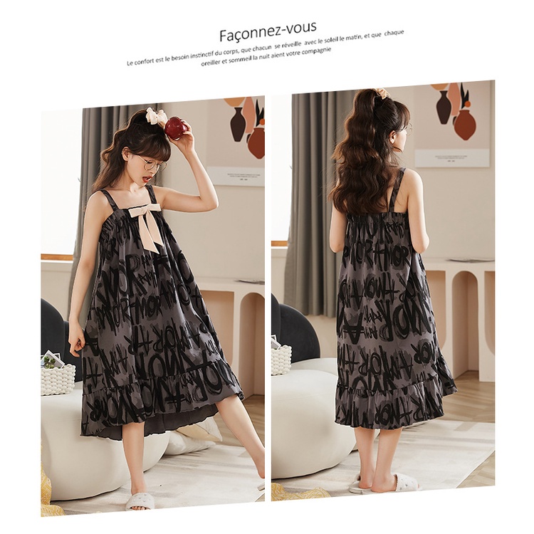 Váy Ngủ 2 dây bản to Z39