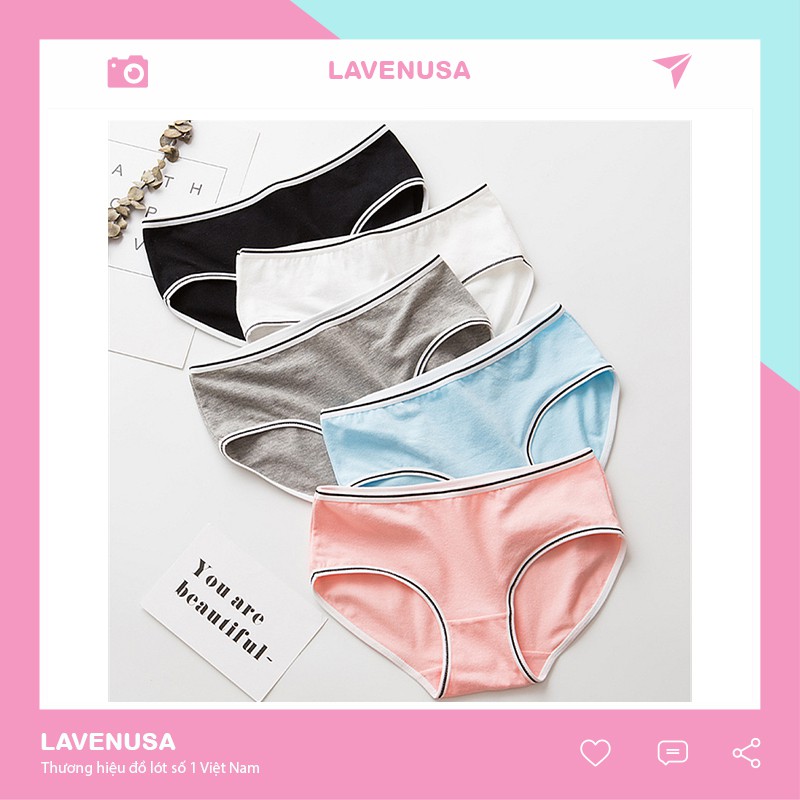 Quần lót nữ giá rẻ cotton cao cấp kháng khuẩn co giãn 4 chiều QL49