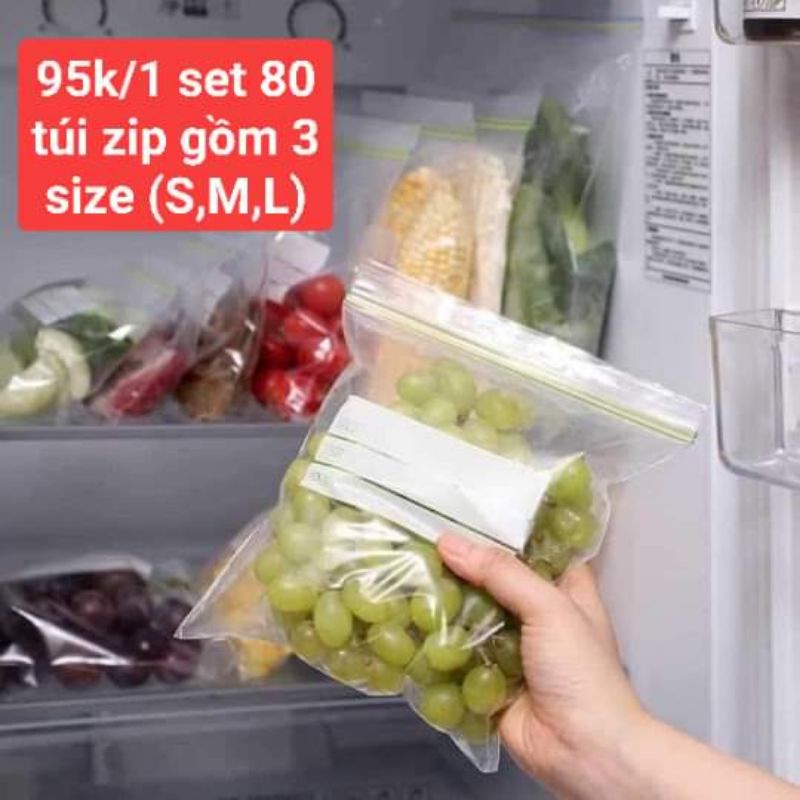 SET 3 HỘP TÚI ZIP 3 SIZE