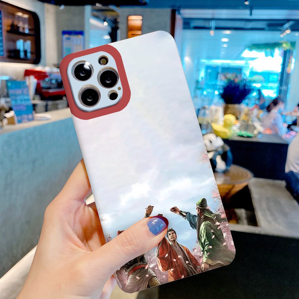 Ốp iphone kết nghĩa vườn đào TAM QUỐC DIỄN NGHĨA iphone Case 7 8 plus 12 11 Pro X XS MAX XR 13pro/promax
