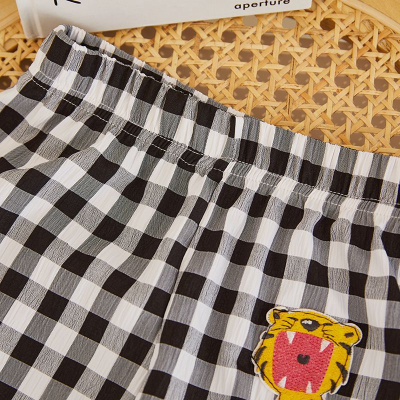 Quần Cotton Lanh Chống Muỗi Phong Cách Hàn Quốc Cho Bé