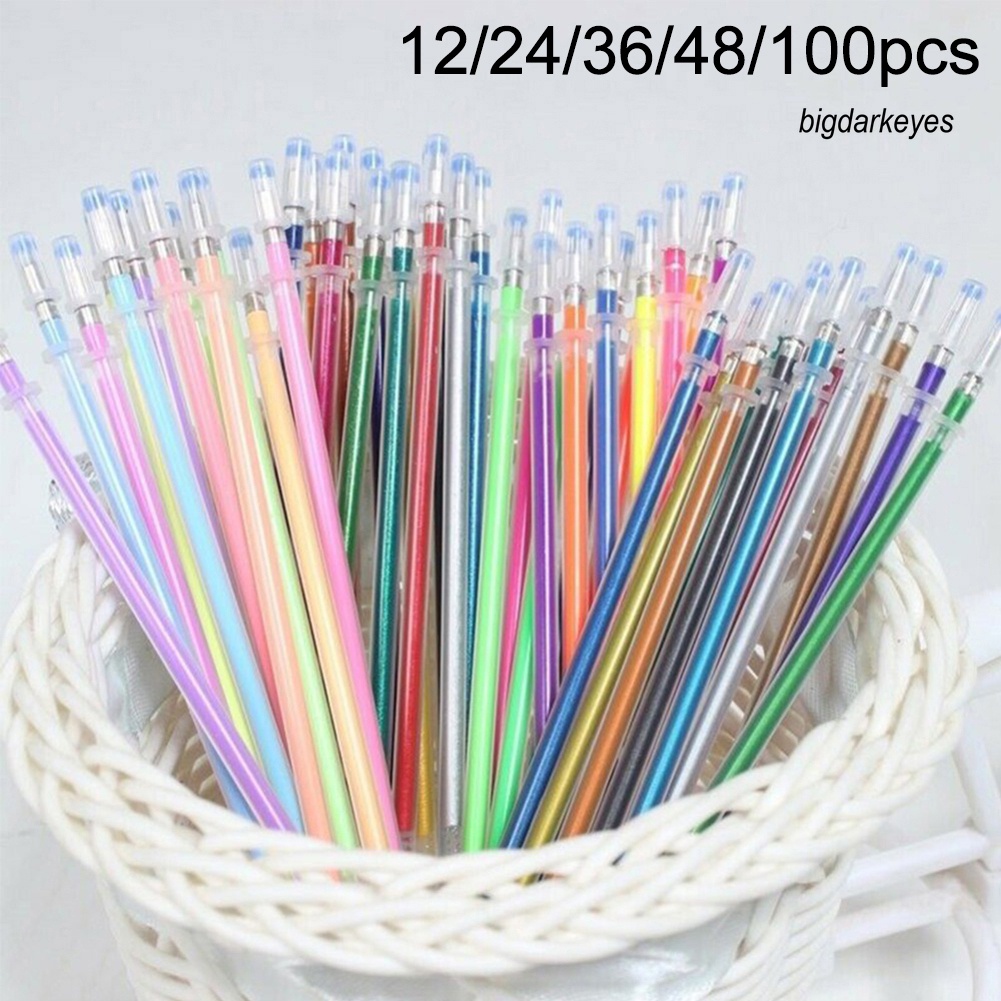 Set 12/24/36/48/100 Ruột Bút Thay Thế 1mm