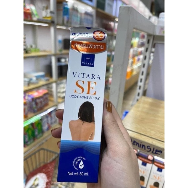 Xịt mụn lưng thái lan Vitara SE Body Acne Spray