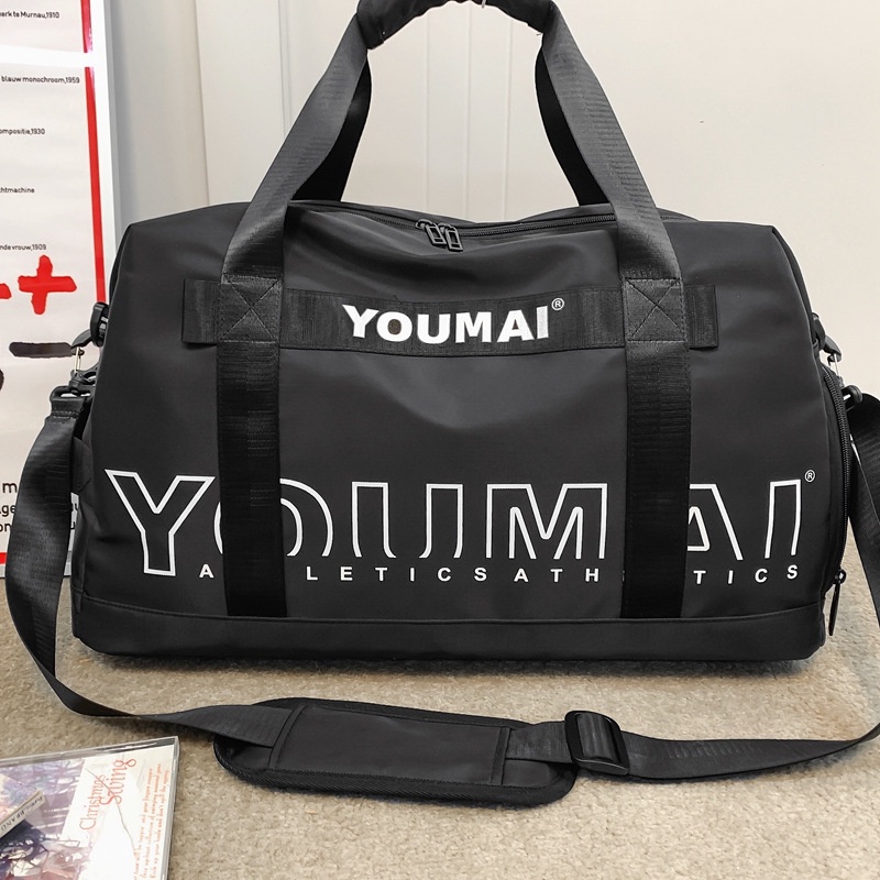 Túi xách du lịch IELGY sức chứa lớn in chữ thời trang cho nữ