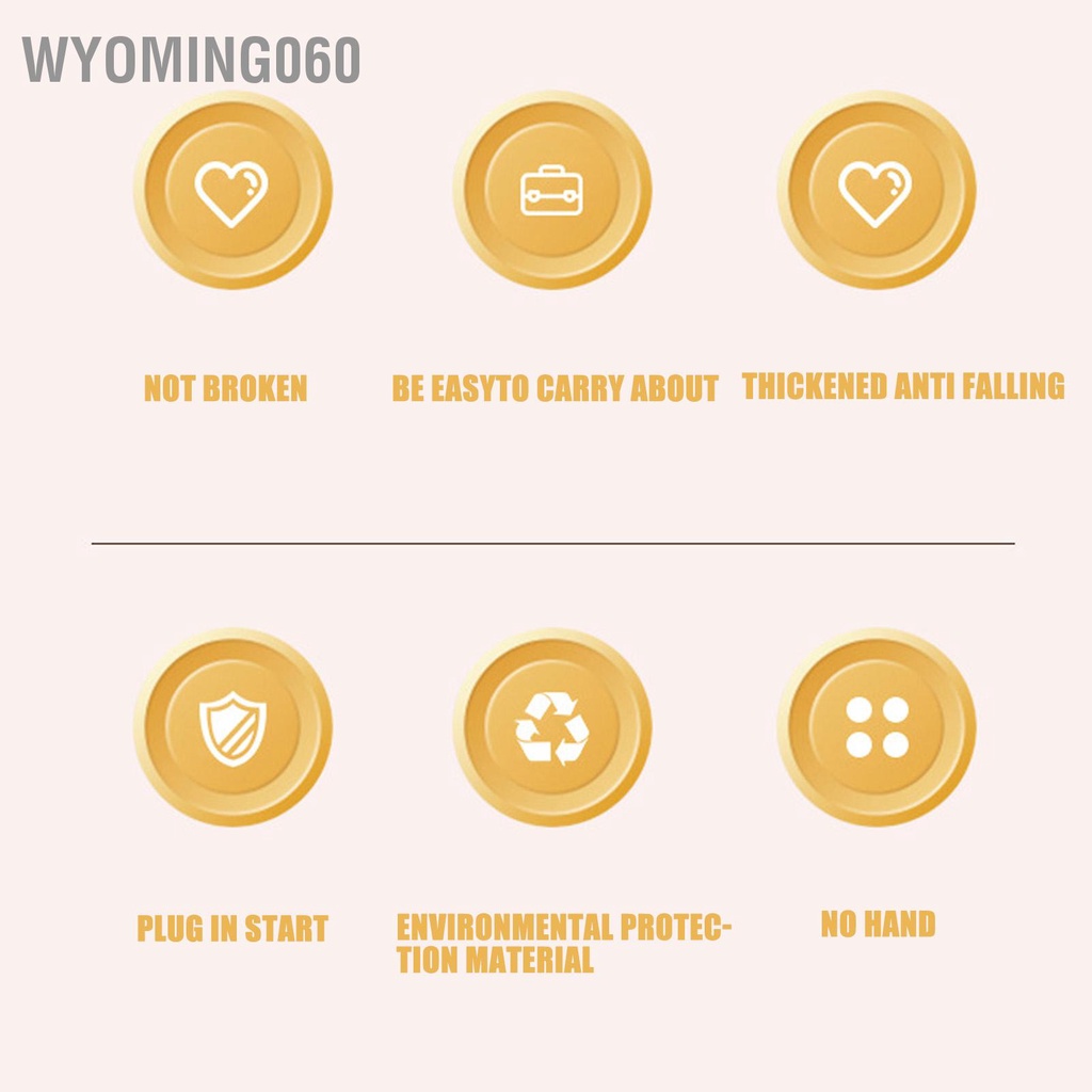 [Hàng Sẵn] Máy lắc trứng điện trộn làm vàng Trang chủ lòng trắng đỏ Màu 100‑240V【Wyoming060】
