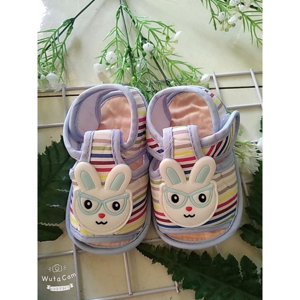 Giày tập đi đế vải chống trượt cho bé từ 5_12 tháng