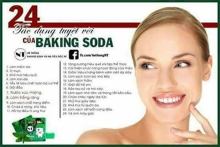 Baking soda mix bạc hà NT