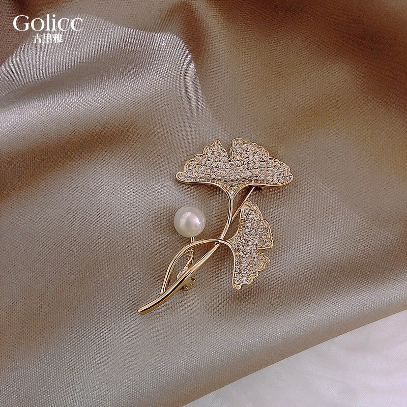 Bộ sưu tập cài áo hình hoa lá mang lại may mắm GC330 và các mẫu khác