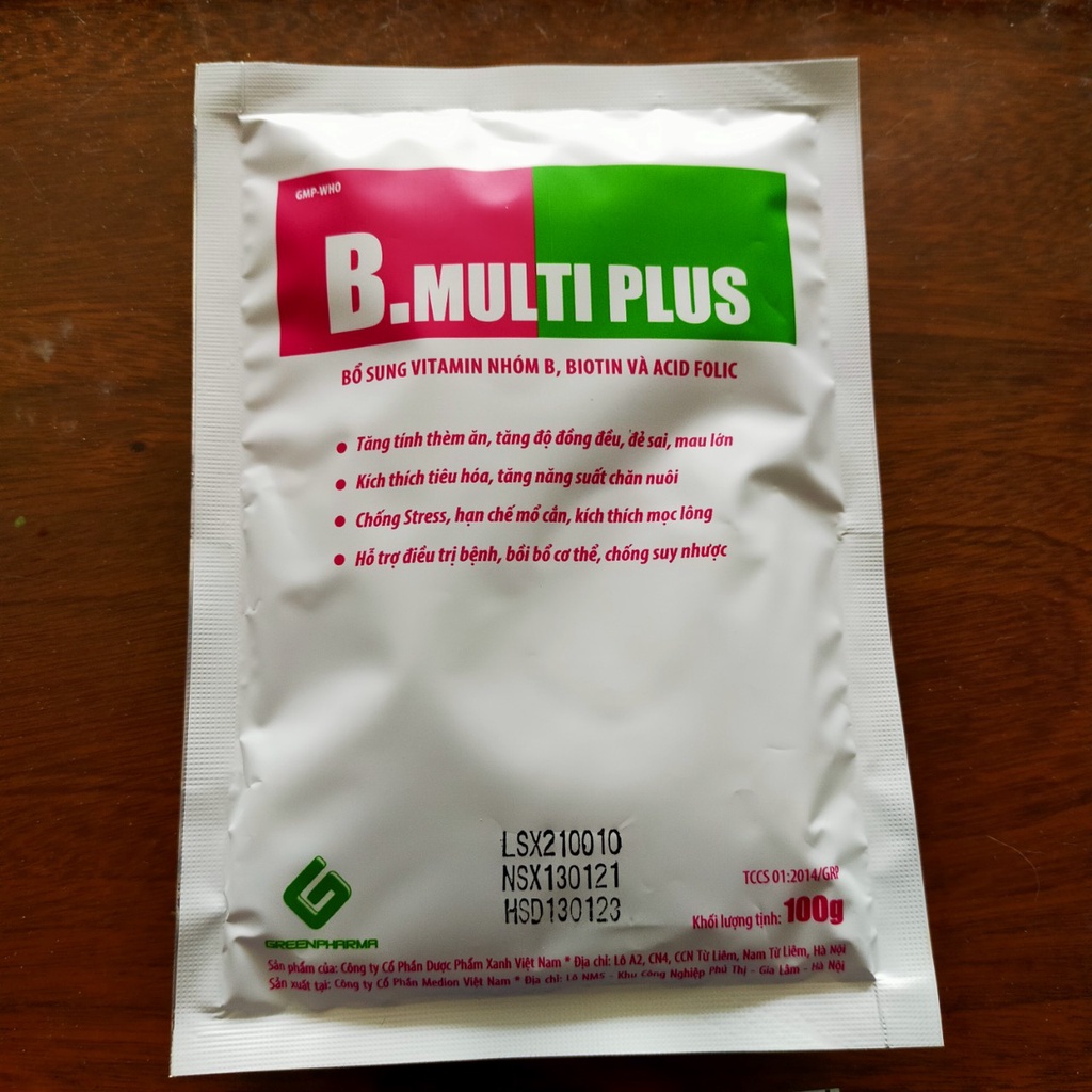 Tăng tính thèm ăn, vật nuôi ăn nhiều, mau lớn, đồng đều B.MULTI PLUS 100ml