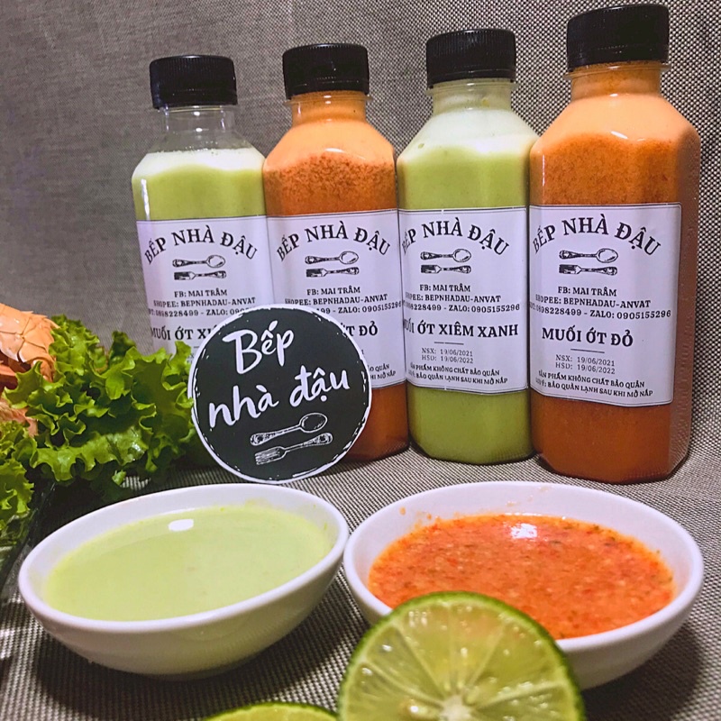 (Hàng mới) MUỐI ỚT XIÊM XANH/ MUỐI ỚT ĐỎ/ MUỐI CHẤM HẢI SẢN 90G/ 300G | BigBuy360 - bigbuy360.vn