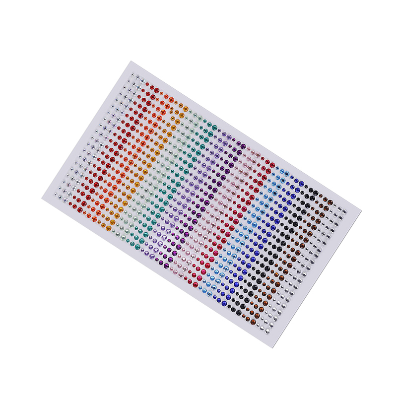 Hình dán đá kim cương hạt đơn bằng acrylic bảo vệ môi trường tự trang trí cơ thể đa dụng