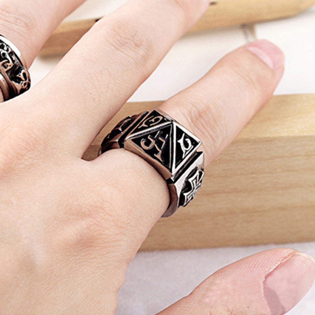 Nhẫn Thép Titan Thời Trang Cá Tính Cho Nam