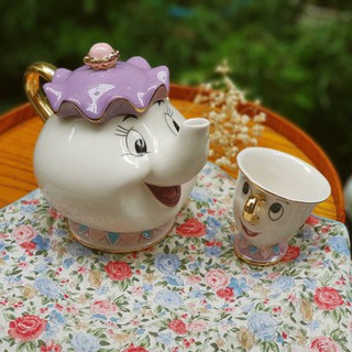 Bộ ấm trà Disney Beauty & the Beast