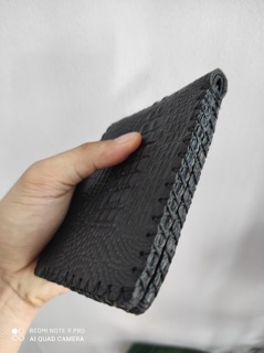 Bóp Nam ép Da Cá Sấu Nguyên Con